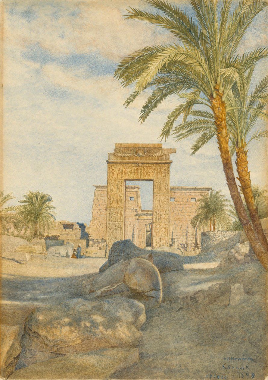 Il tempio di Karnak da Henry Roderick Newman