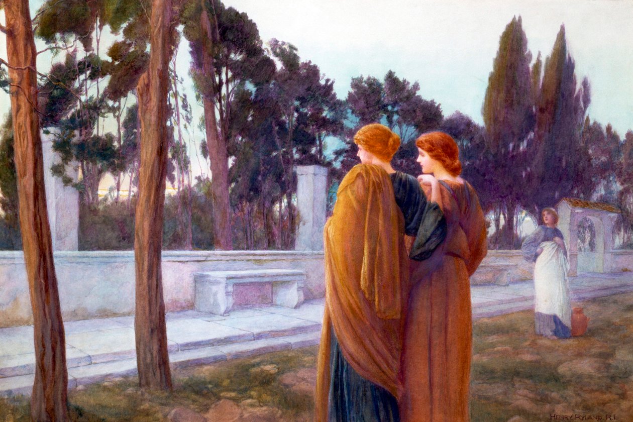Il giorno è finito (pittura) da Henry Ryland