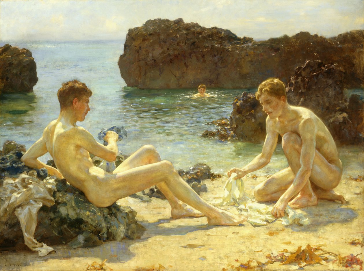 I bagnanti al sole da Henry Scott Tuke