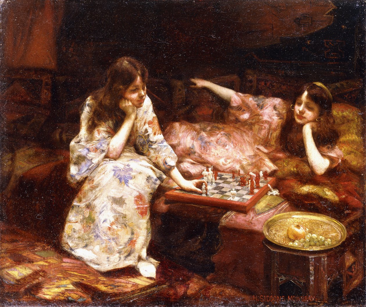 Riposo - Una partita a scacchi da Henry Siddons Mowbray