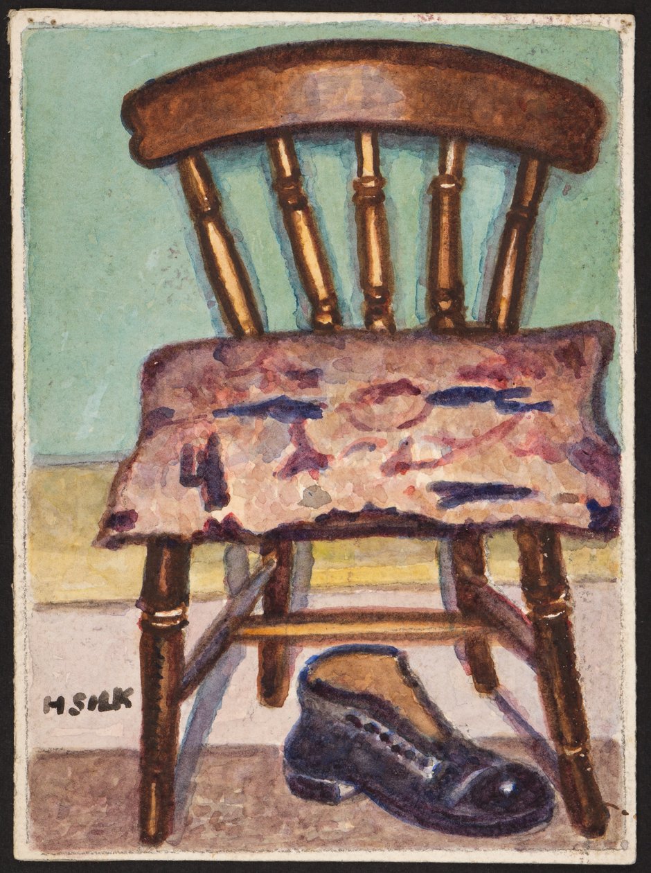 Sedia da cucina e stivale, c.1930 da Henry Silk