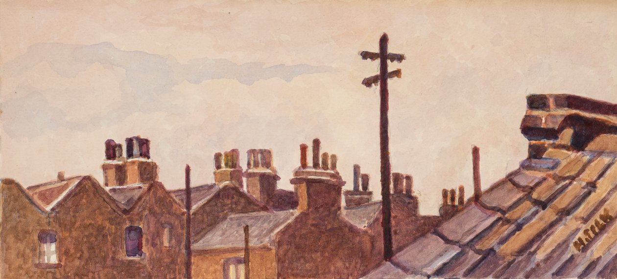 Tetti visti da Rounton Road, c.1930 da Henry Silk