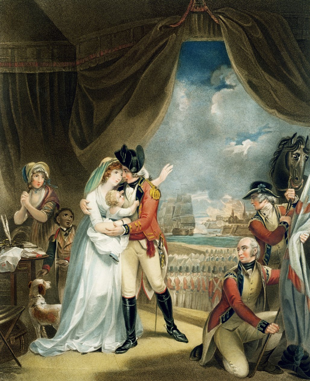 Guerra, inciso da John Whessell, pub. da T. Simpson e Darling und Thompson, 1798 da Henry Singleton