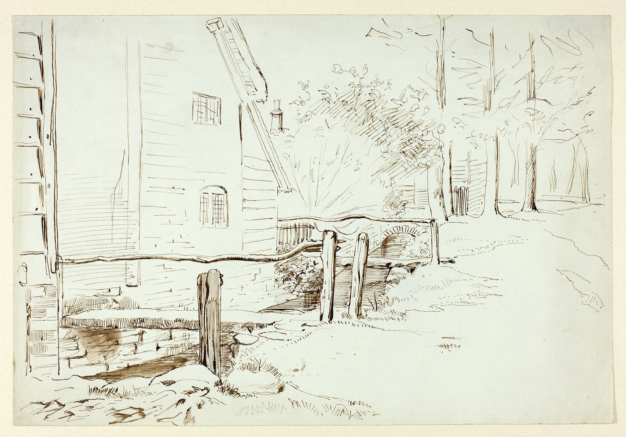 Paesaggio con ponte da Henry Stacy Marks