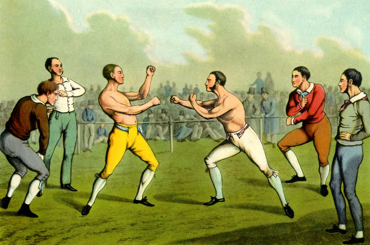 Boxe a mani nude da Henry Thomas Alken