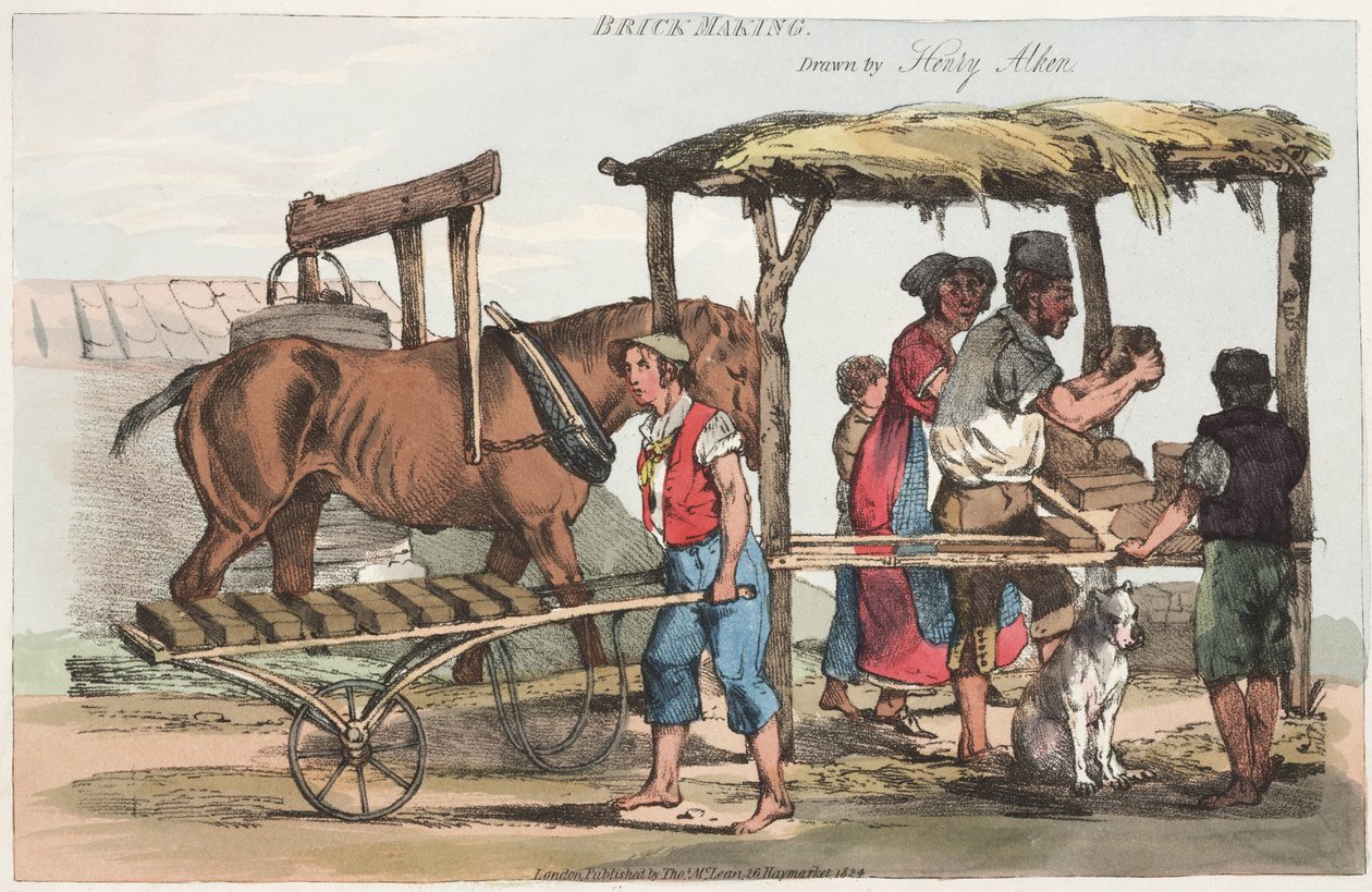 Produzione di mattoni da Henry Thomas Alken