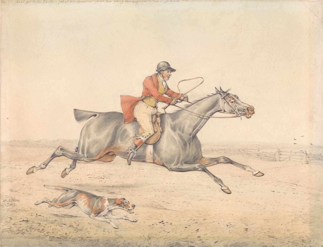 «Per Dio - arriverà a terra...» da Henry Thomas Alken