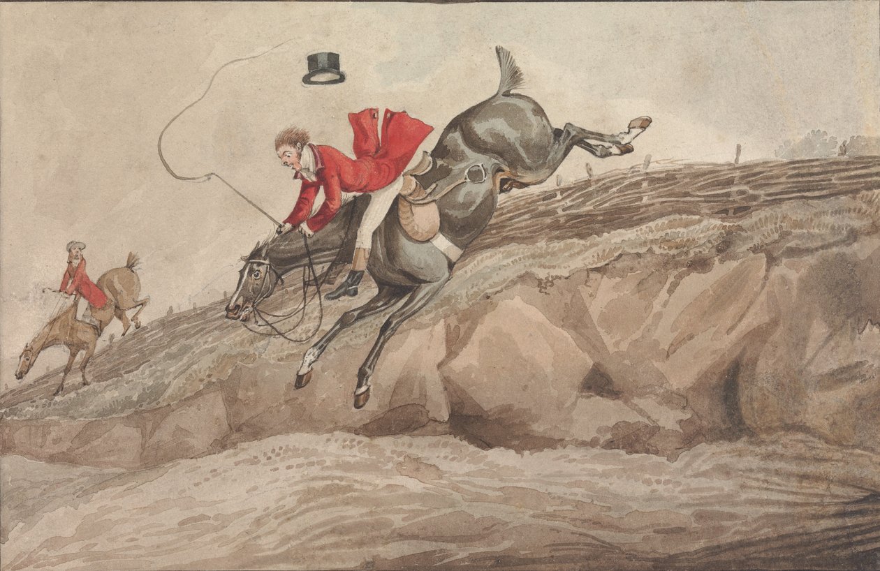 «Fare la cosa: e la cosa fatta:» eseguire il salto verso il basso da Henry Thomas Alken