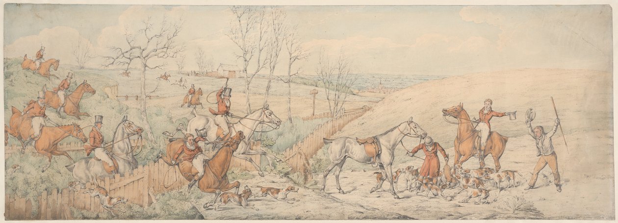 La caccia alla volpe: La morte da Henry Thomas Alken