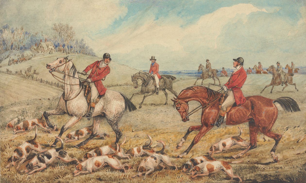 Illustrazione tratta da “The Analysis of the Hunting Field” di R.S. Surtees: “The Check”: «Ma che diavolo ci fai qui...» da Henry Thomas Alken