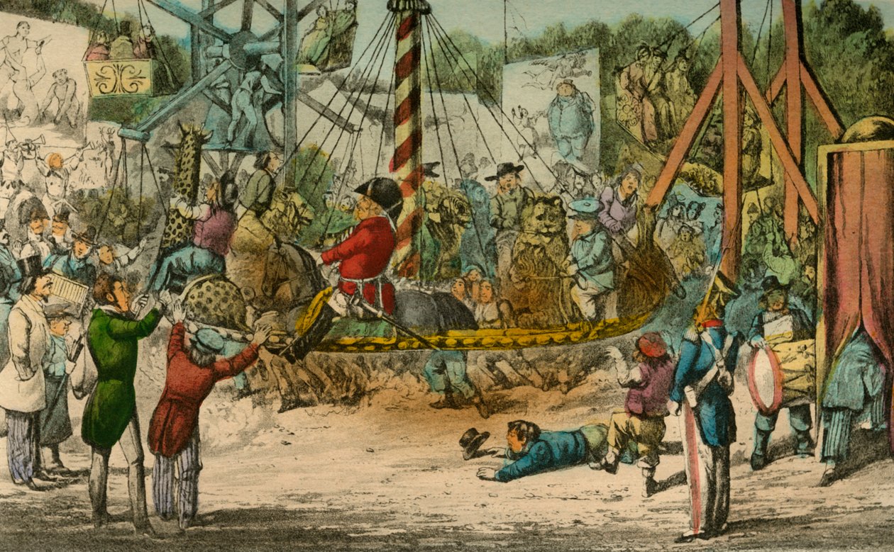 Il signor Jorrocks fa un giro alla festa di St. Cloud, 1838 da Henry Thomas Alken