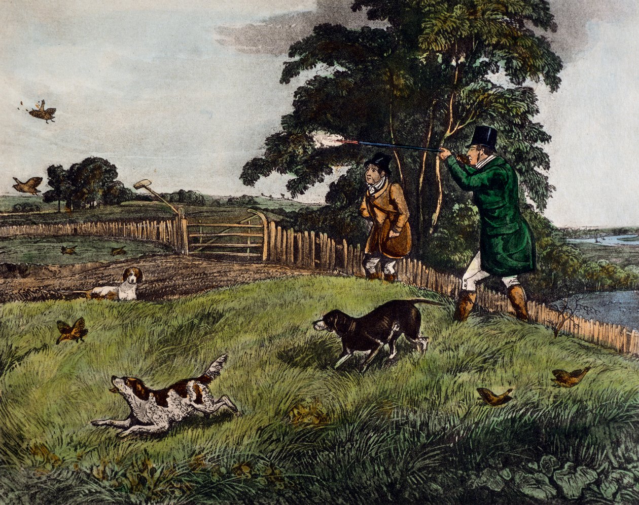 Caccia alla pernice da Henry Thomas Alken