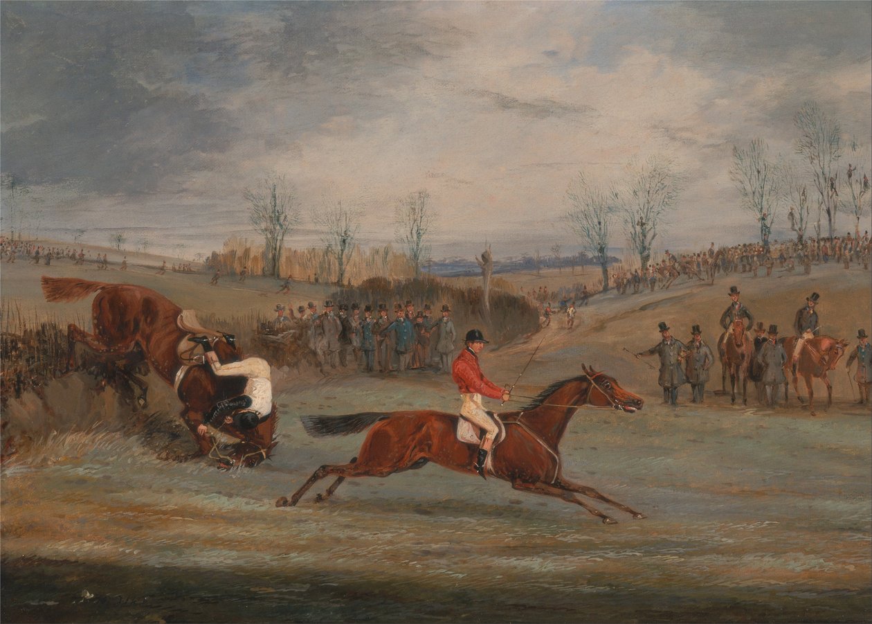 Scene da uno steeplechase: Vicino al traguardo da Henry Thomas Alken