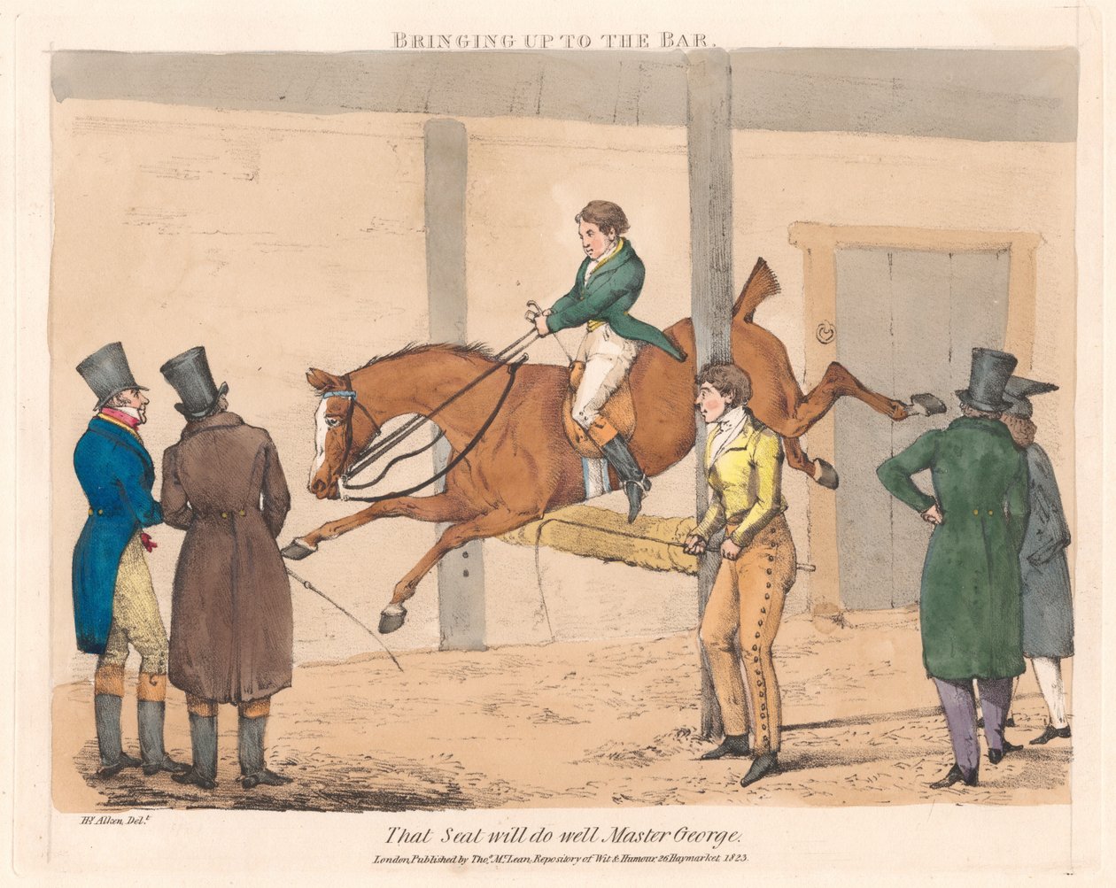 Serie di dodici [Scene della vita di Maestro George] da Henry Thomas Alken