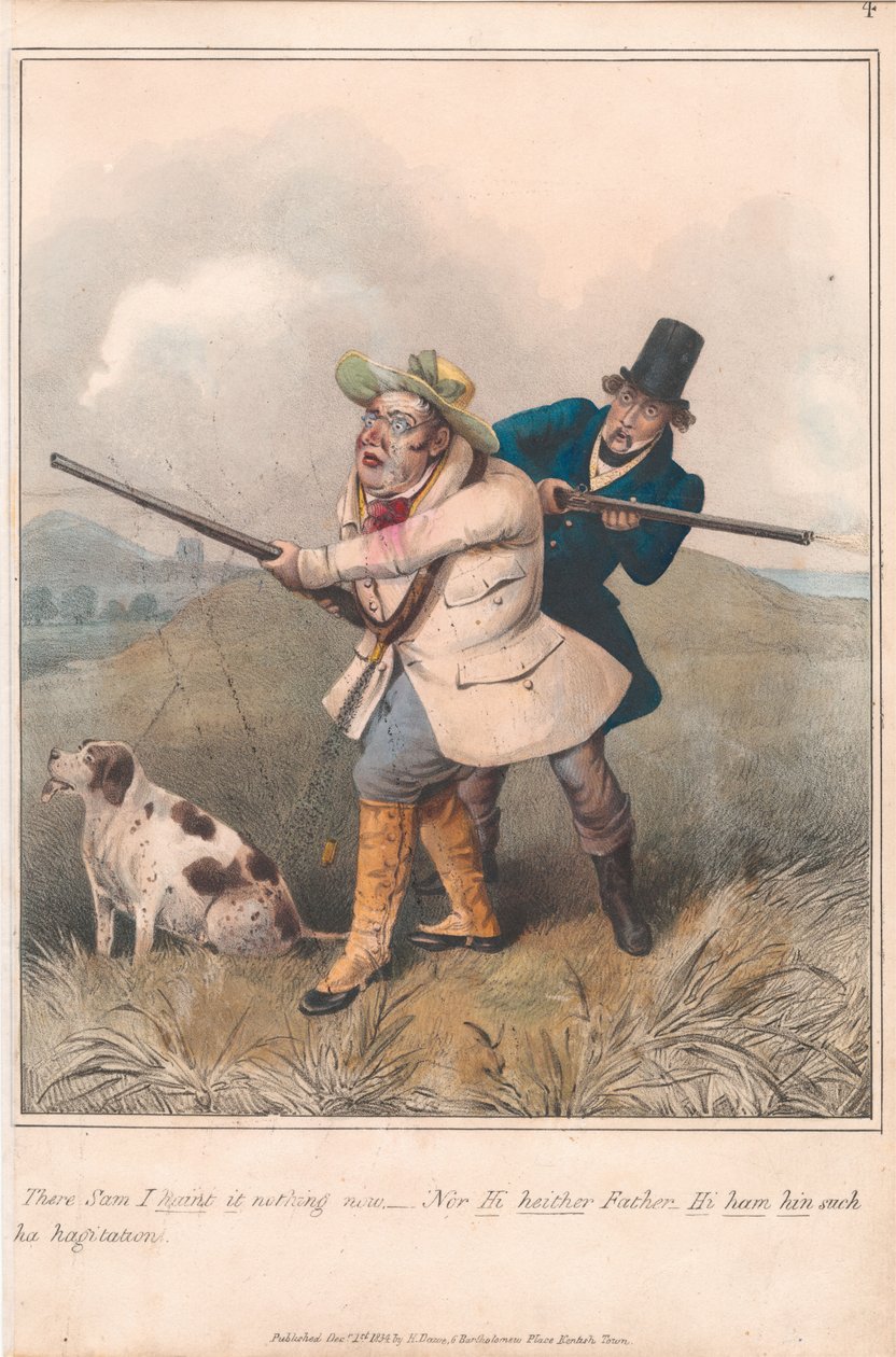 Set di dodici con frontespizio: “Sporting Satirist” da Henry Thomas Alken