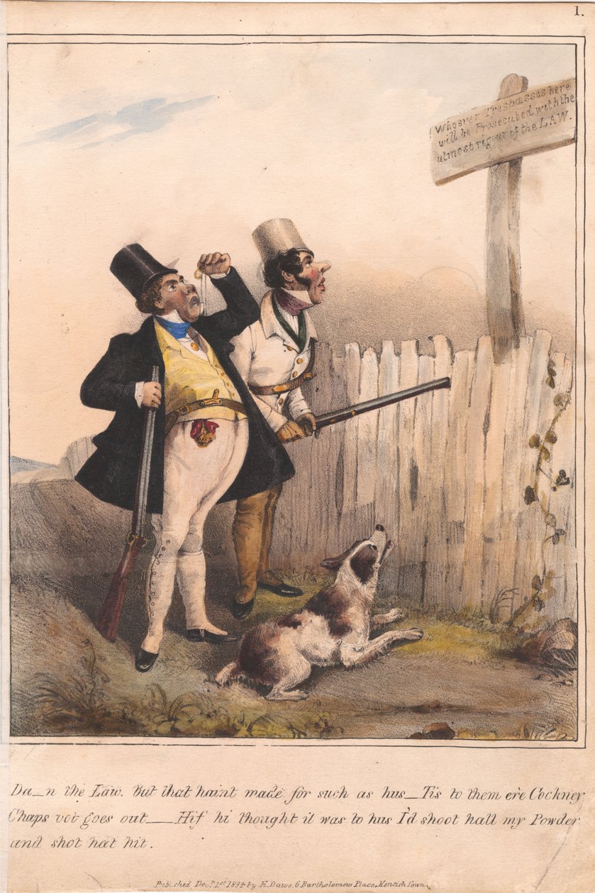 Set di dodici con frontespizio: “Sporting Satirist” da Henry Thomas Alken