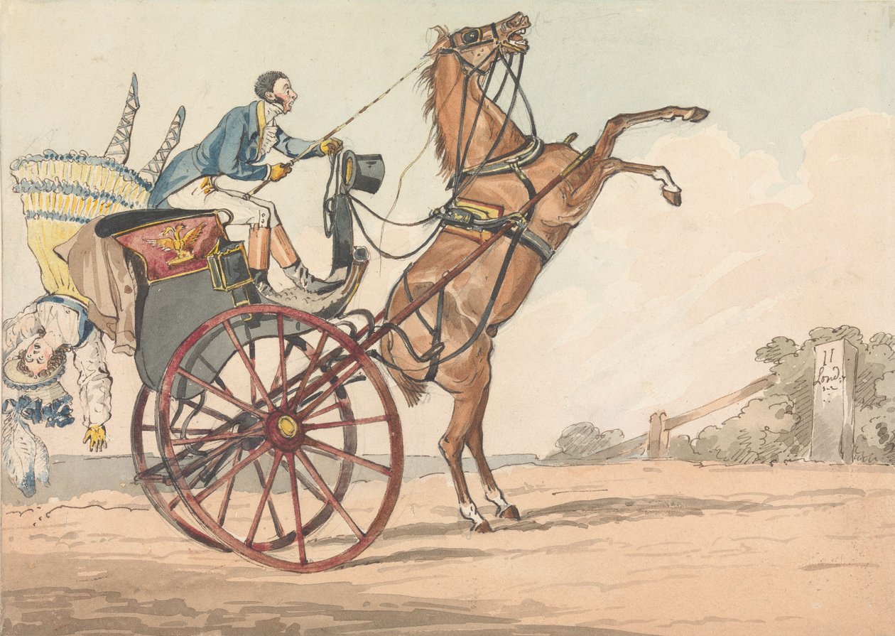 «Scoperte sportive, o le miserie della guida»: ... Su e giù, ovvero il tentativo di scoprire in quale modo il vostro cavallo è incline a cadere, all