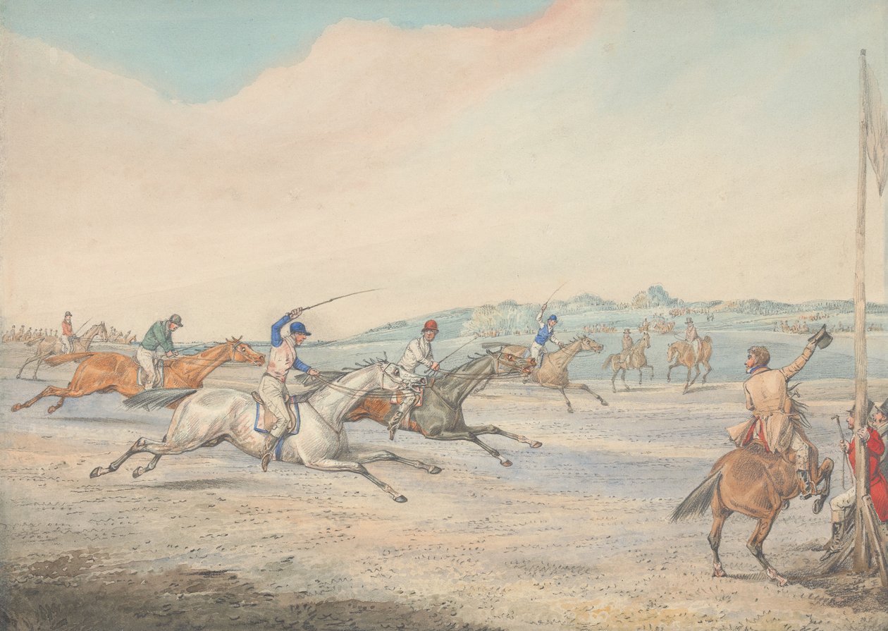 Corsa a ostacoli: il traguardo da Henry Thomas Alken