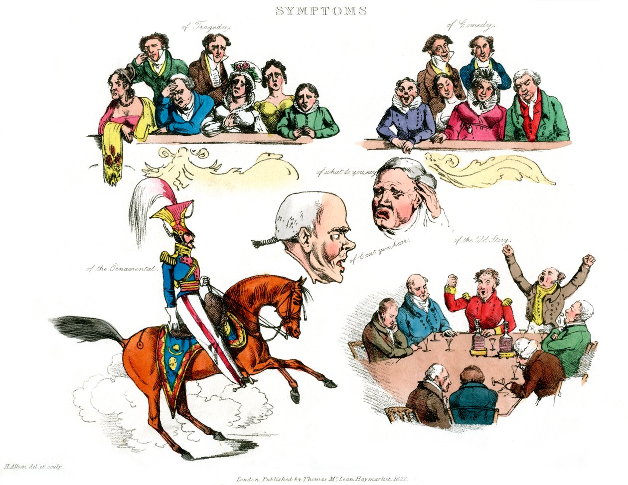 Sintomi di essere divertiti, 1822 da Henry Thomas Alken