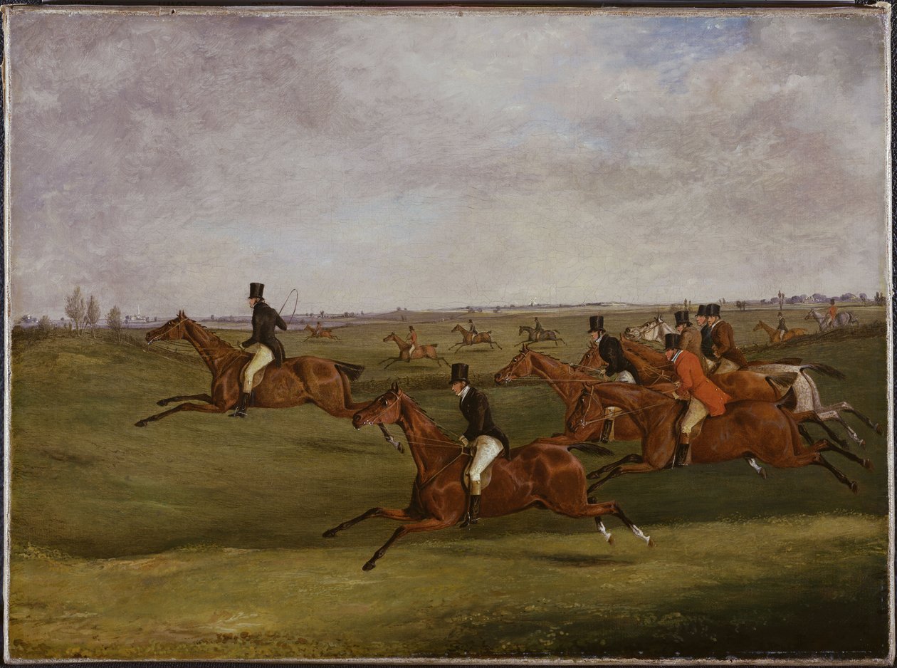 La Grand Leicestershire Steeplechase, 12 marzo 1829: Andando al passo da Henry Thomas Alken