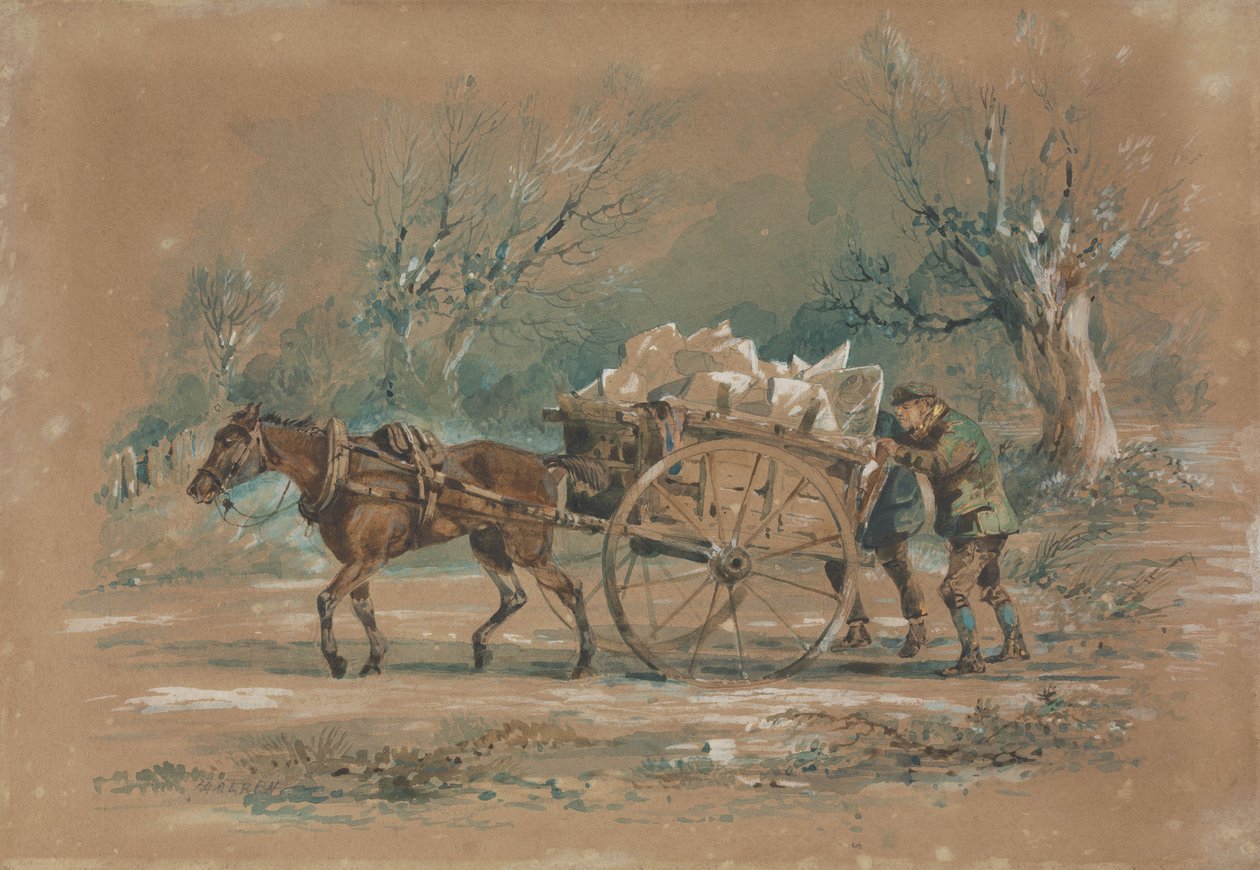 Il carro del ghiaccio da Henry Thomas Alken