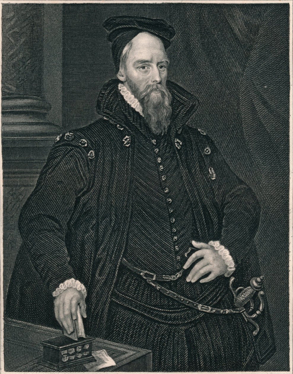 Ambrose Dudley, Conte di Warwick, inizio-metà XIX secolo da Henry Thomas Ryall