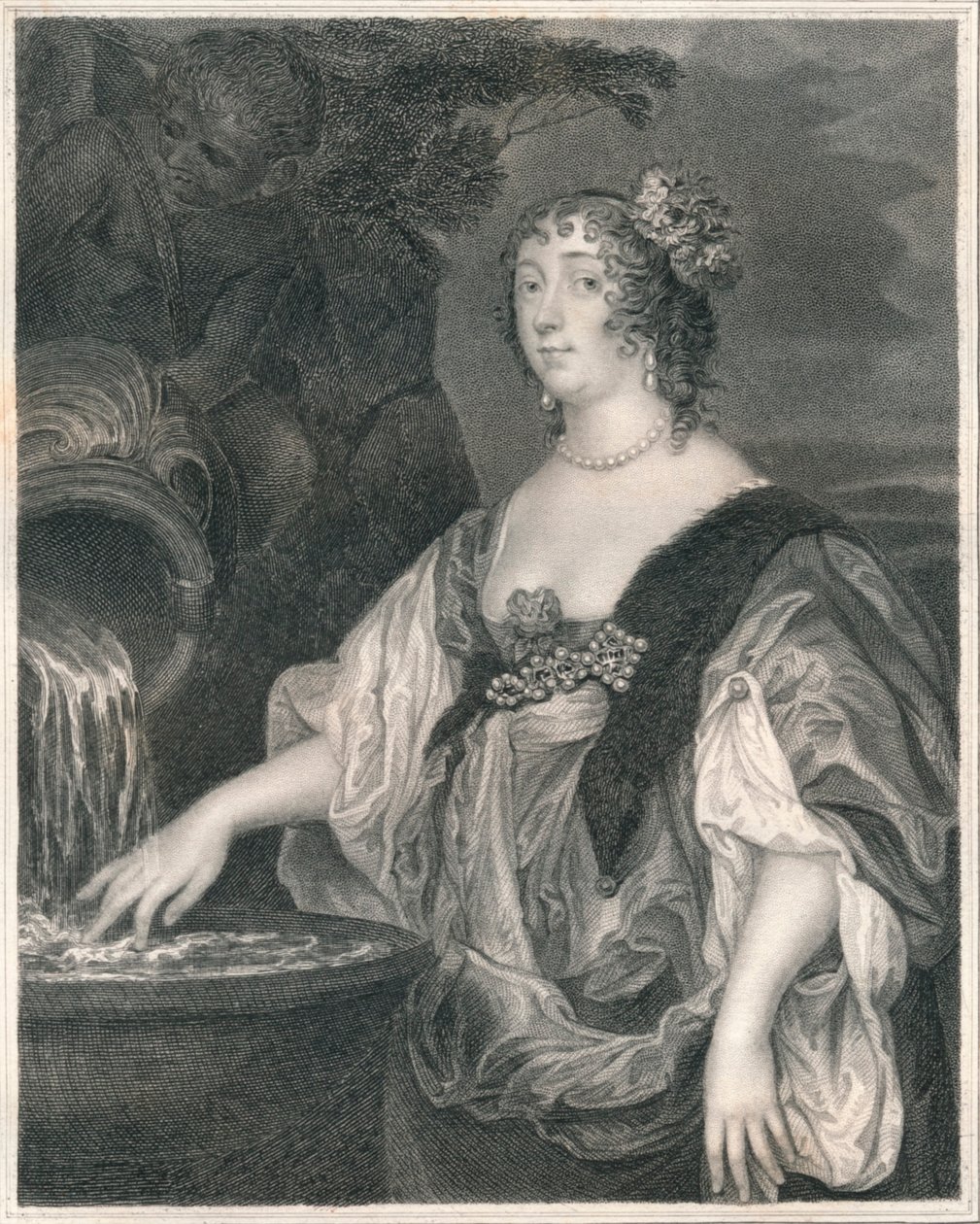 Lucy Percy, contessa di Carlisle, c. 1635-1637, inizio-metà XIX secolo da Henry Thomas Ryall