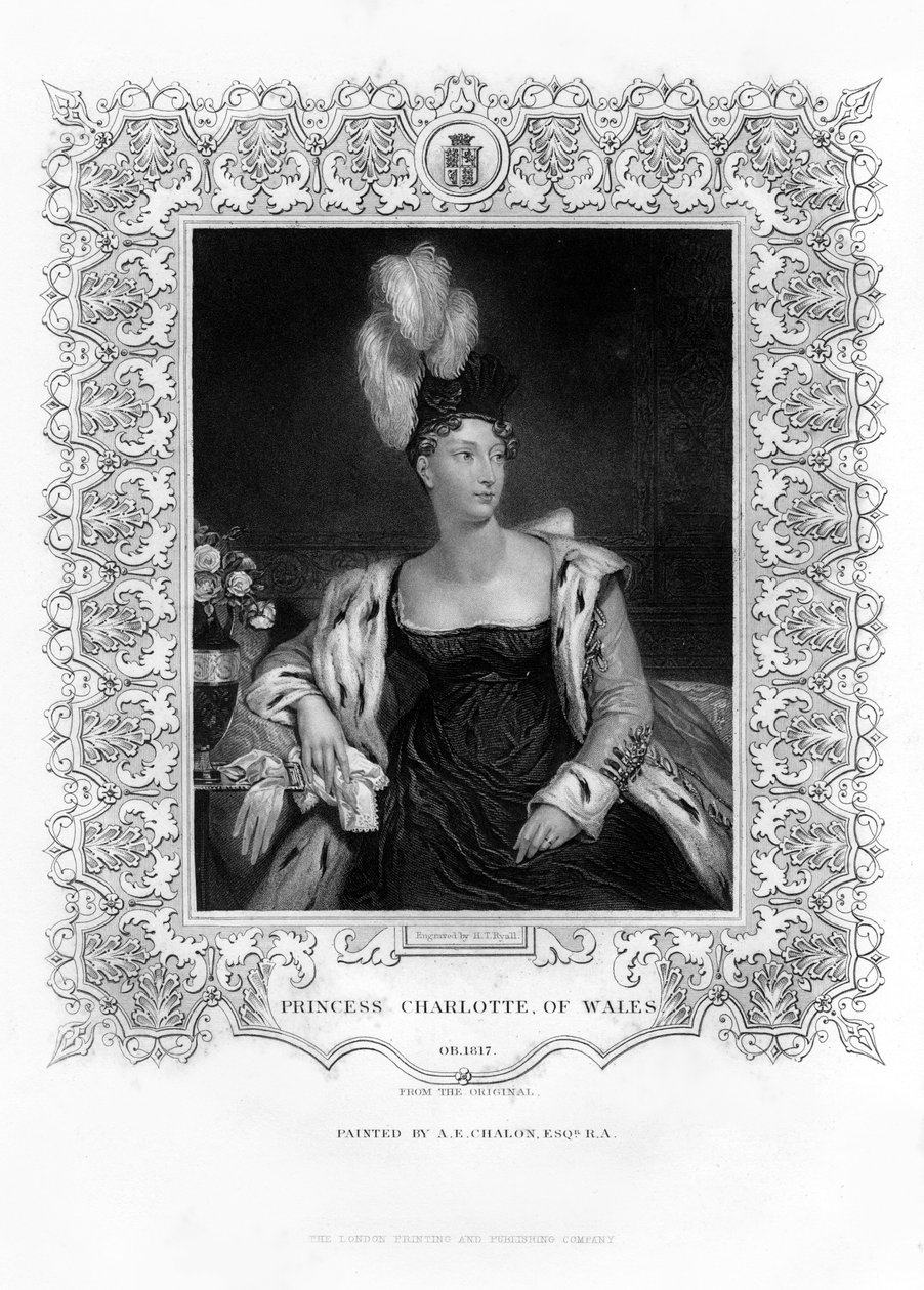 Principessa Carlotta Augusta del Galles, XIX secolo da Henry Thomas Ryall