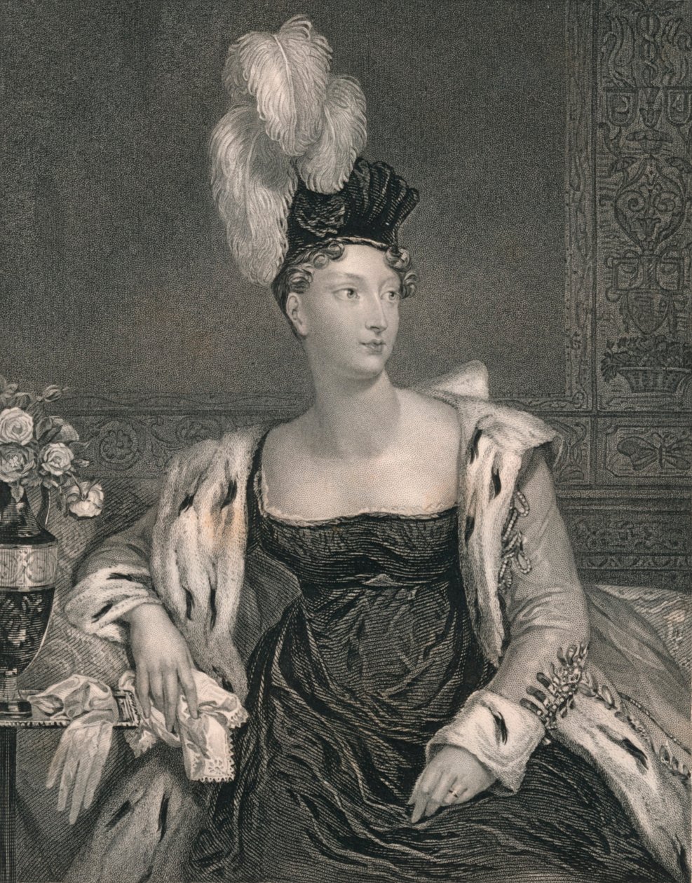 Principessa Charlotte del Galles, c1817, inizio-metà XIX secolo da Henry Thomas Ryall