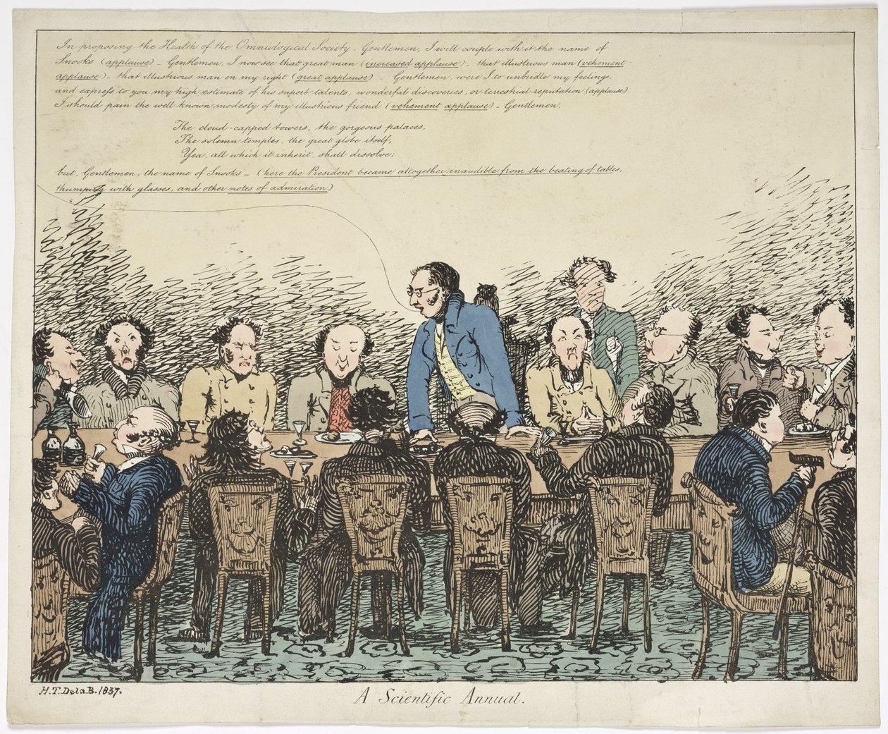 Un Annuario Scientifico, 1837 da Henry Thomas after De La Beche