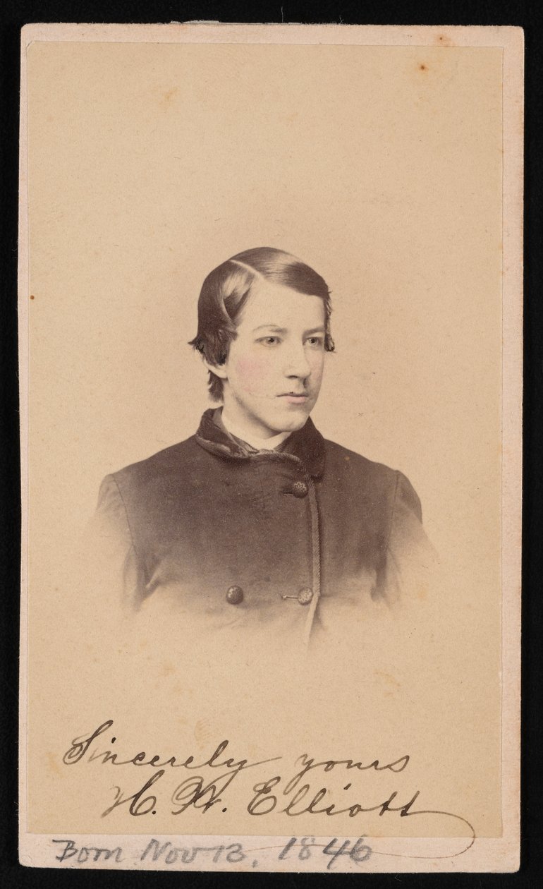 Ritratto di Henry Wood Elliott 1846-1930, 1865 da Henry Ulke