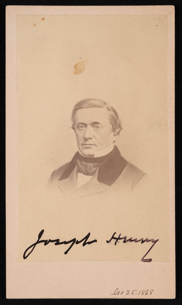 Ritratto di Joseph Henry 1797-1878, 1868 da Henry Ulke