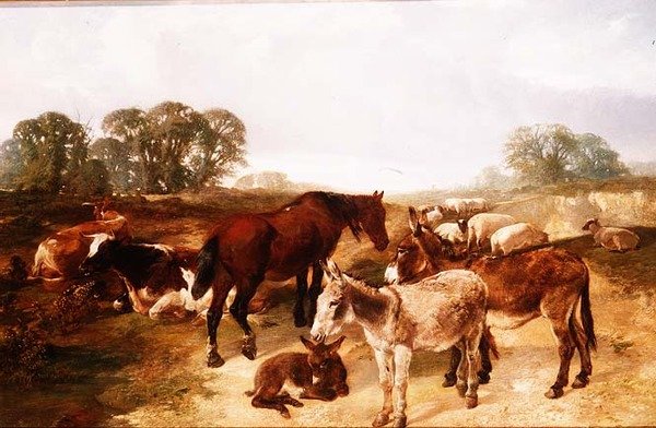 Una Riunione su Hampstead Heath da Henry Weekes