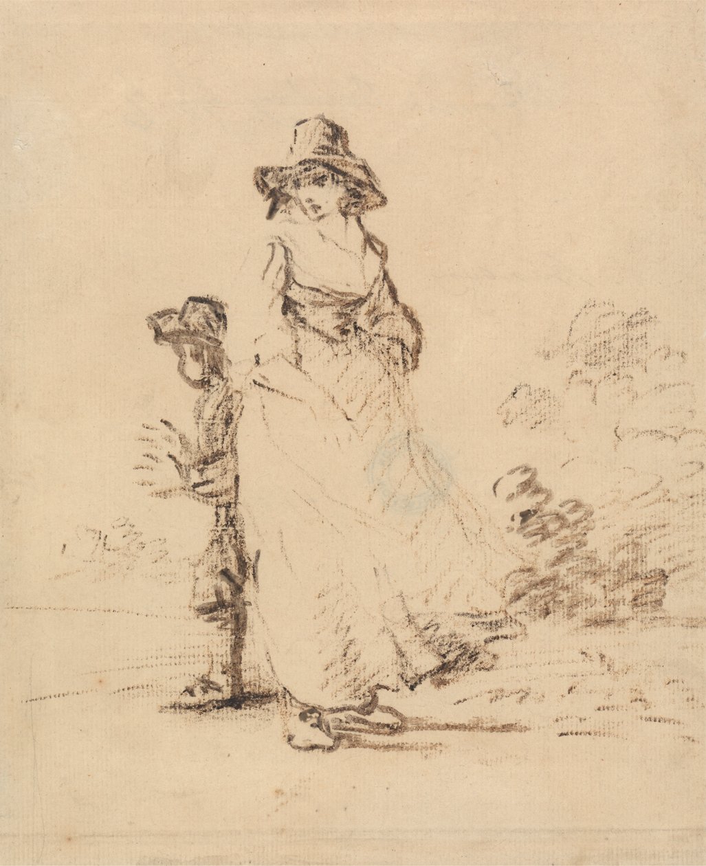 Un ragazzo e una ragazza di campagna da Henry William Bunbury
