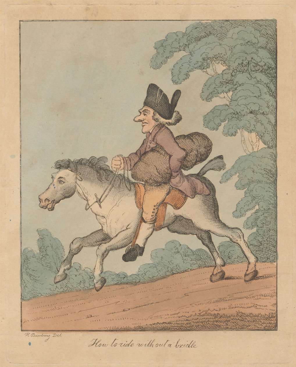 Come cavalcare senza briglie da Henry William Bunbury