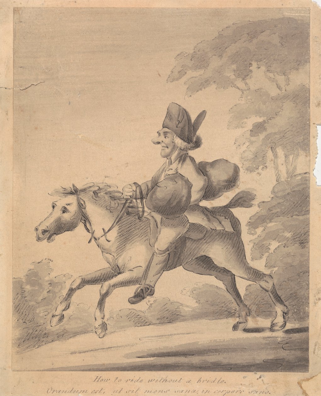 Come Cavalcare senza Briglie da Henry William Bunbury