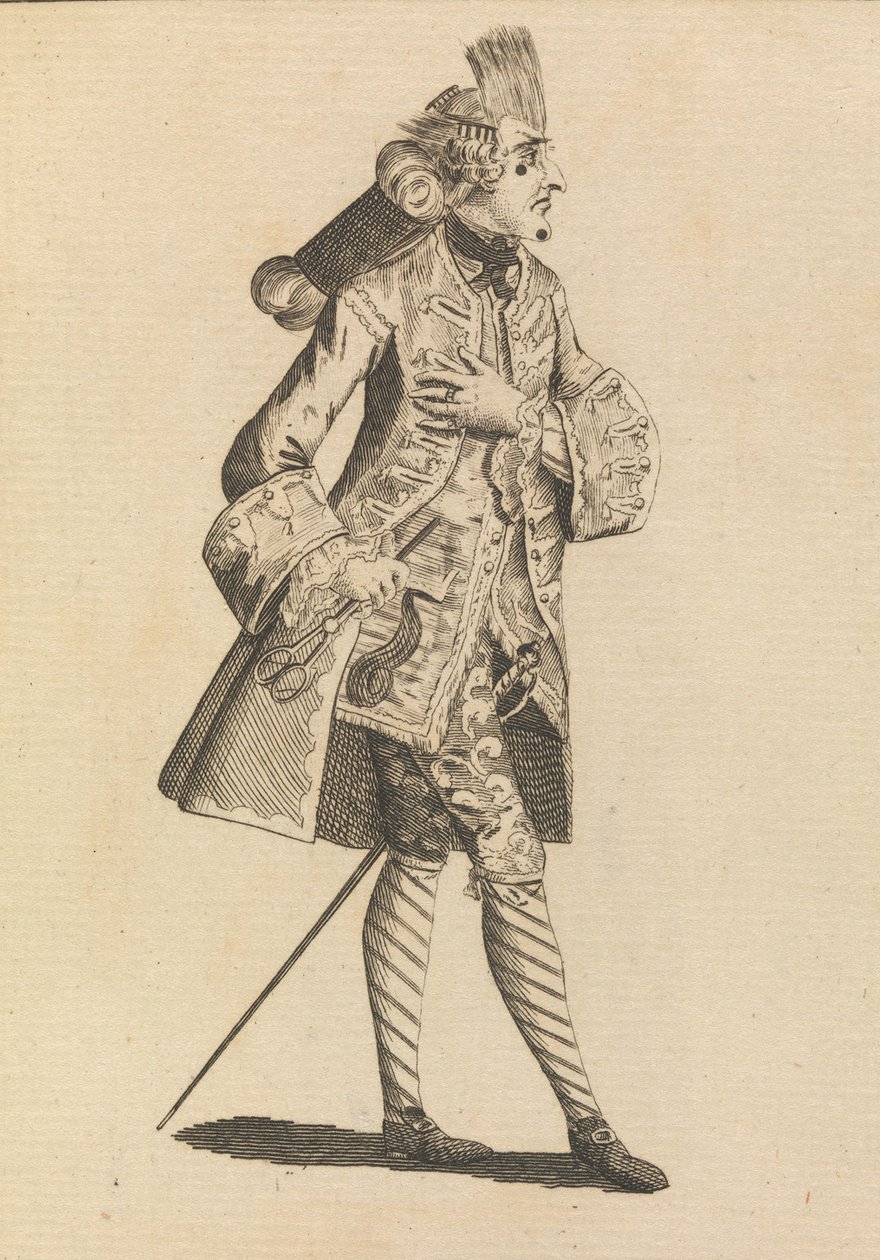 Monsieur Le Frizeur da Henry William Bunbury.