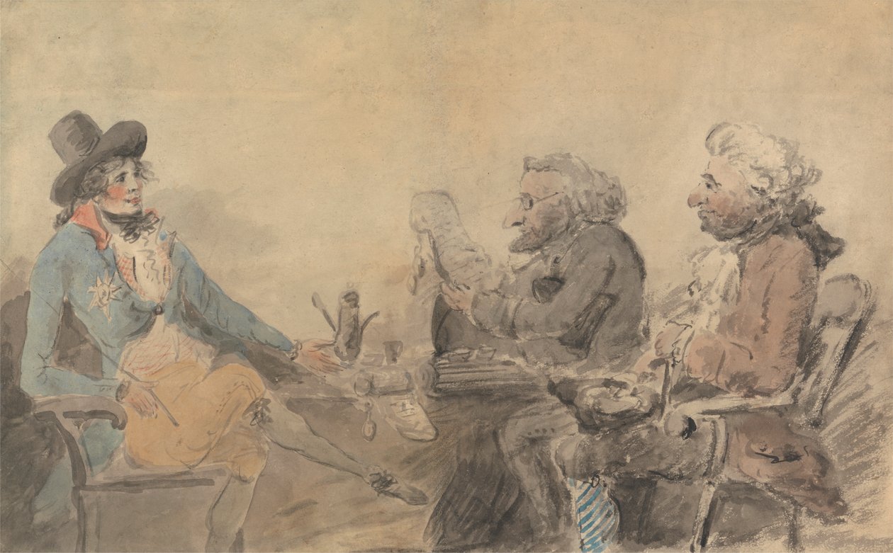 Il Principe Reggente e gli usurai da Henry William Bunbury