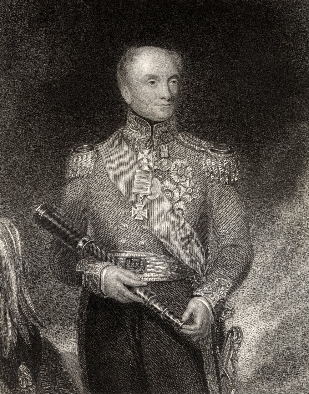 Sir Rowland Hill, inciso da W.H. Mote, da 