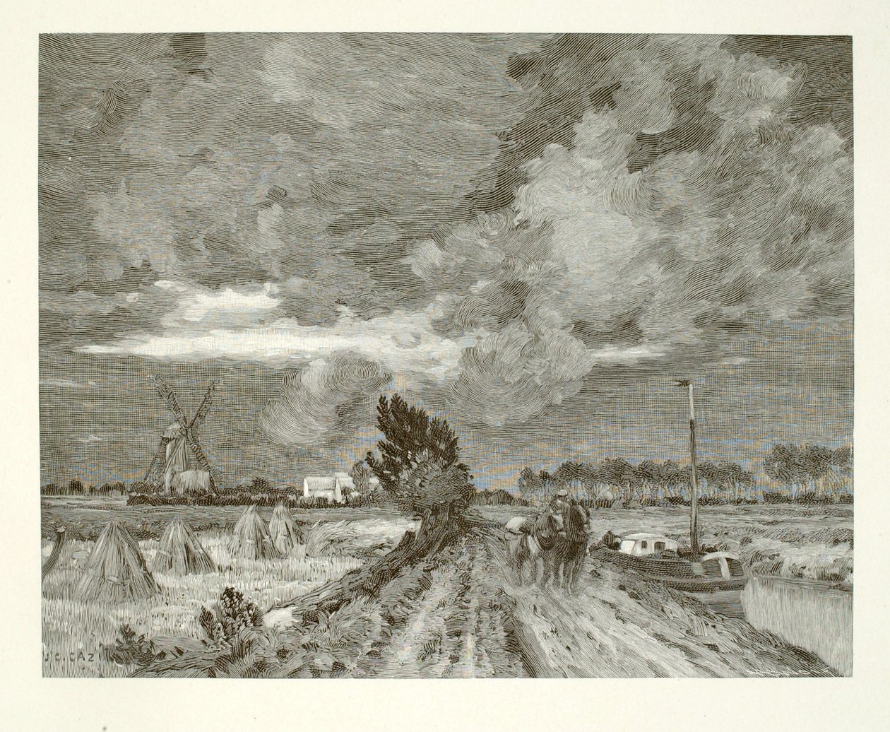 Tempesta in arrivo (Canal St. Omer) da Henry Wolf