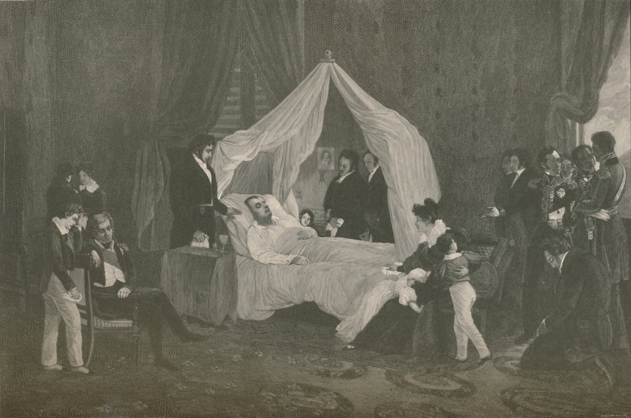 Morte di Napoleone I, 1821, 1896 da Henry Wolf