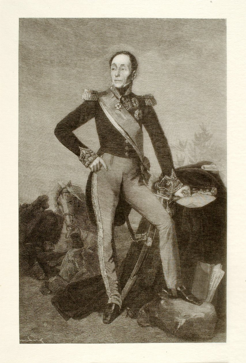 Emmanuel, marchese di Grouchy da Henry Wolf