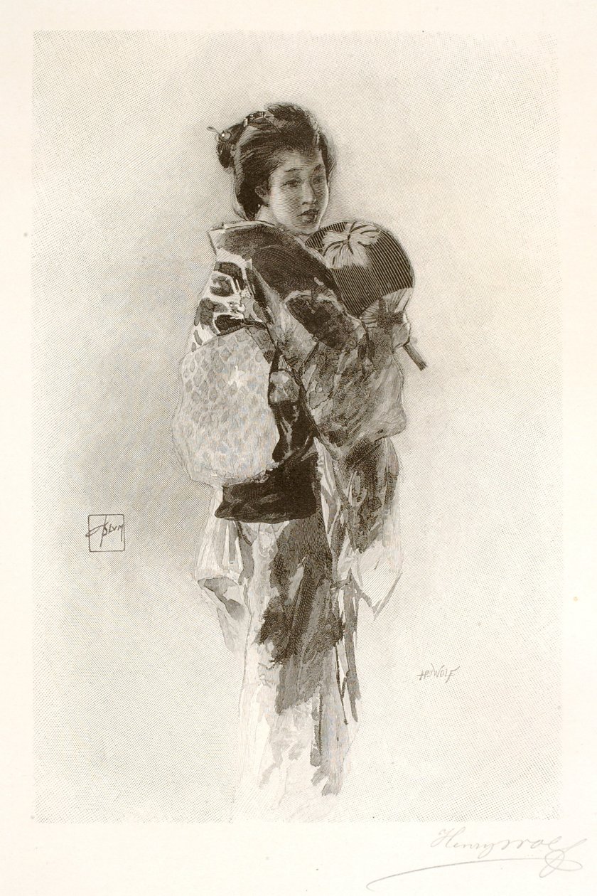 Ragazza giapponese (Il Musmee) da Henry Wolf
