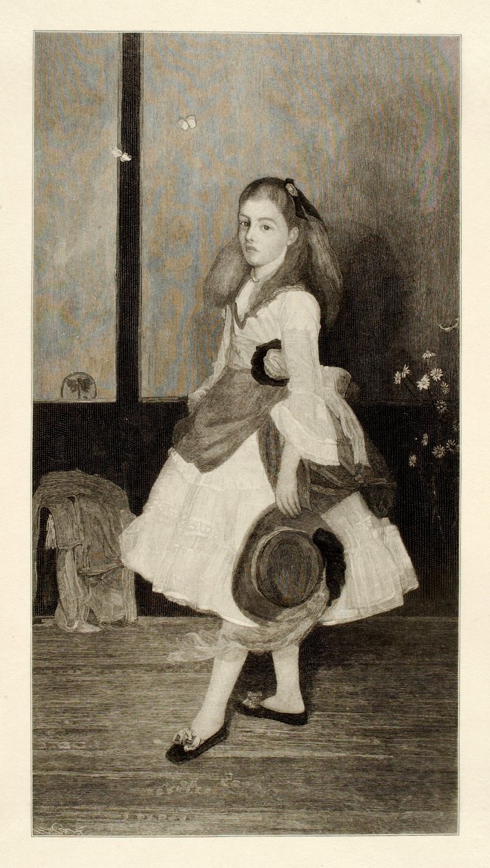 Miss Alexander (Ragazza in bianco) da Henry Wolf