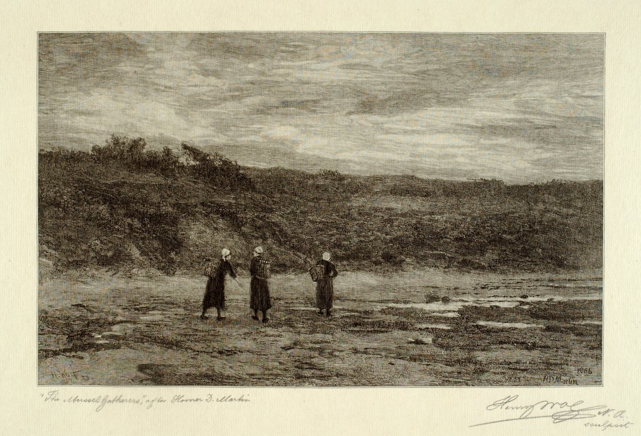 Raccoglitori di cozze da Henry Wolf