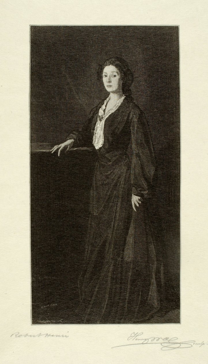 Ritratto della signora Henri da Henry Wolf