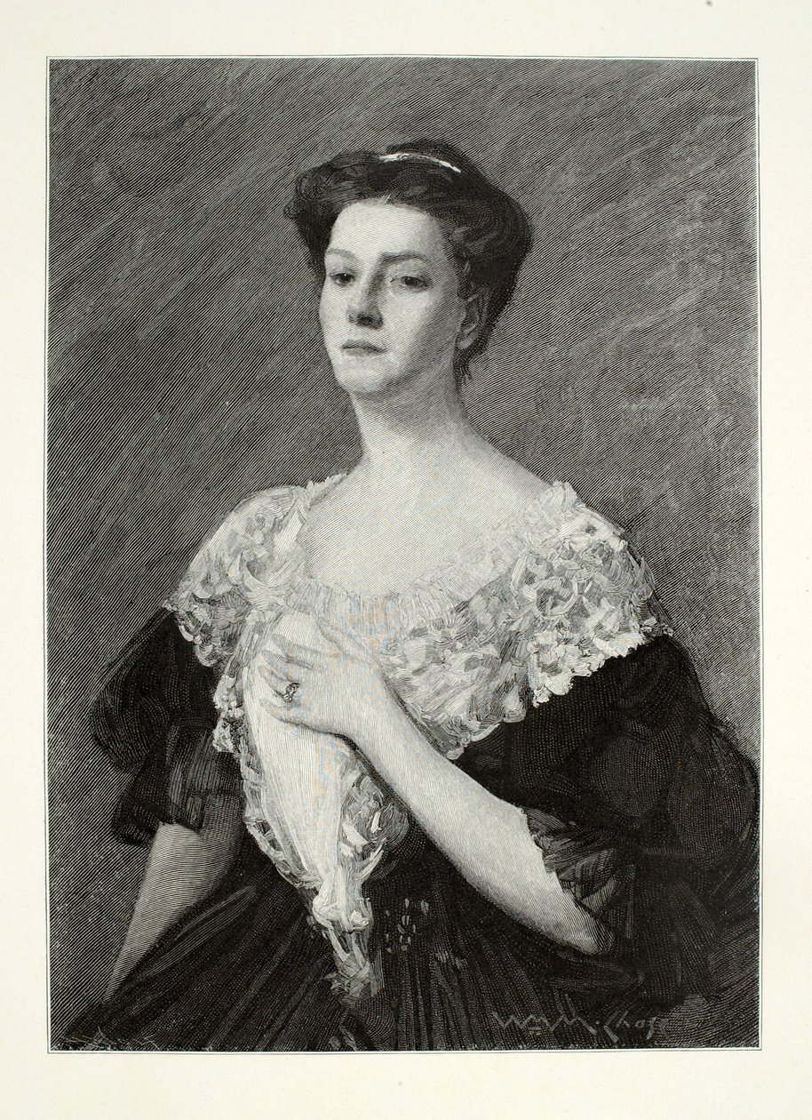 Ritratto di donna da Henry Wolf