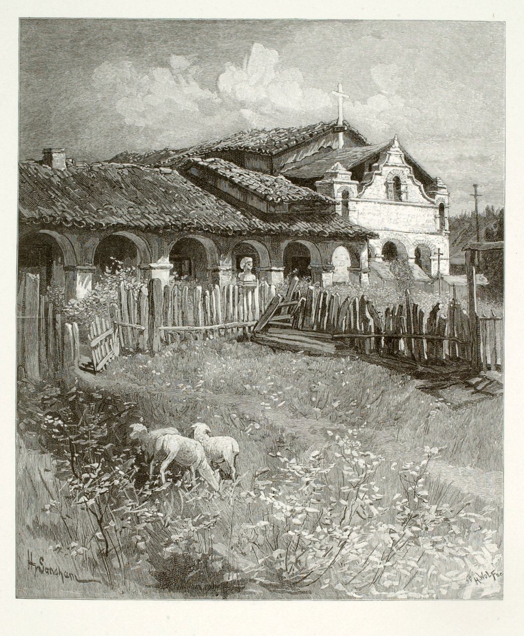 San Antonio Mission da Henry Wolf