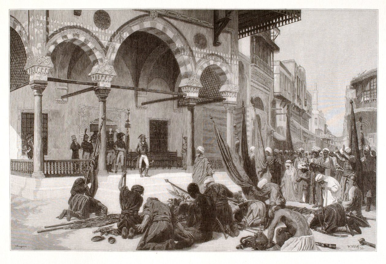 Sottomissione dei Mamelucchi a Napoleone da Henry Wolf