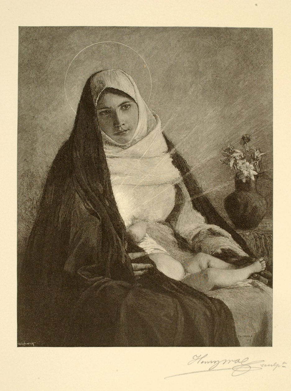 La Madonna della Rosa da Henry Wolf